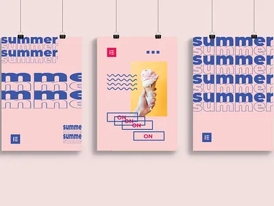 Summer Collection 2d art brand design elementor graphic design graphicdesign illustration illustration 2d poster poster art poster design vector