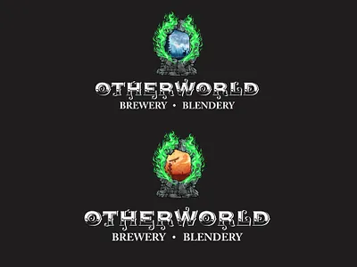 OTHERWORLD Brewery Logo branding logo logo design