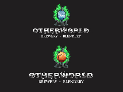 OTHERWORLD Brewery Logo branding logo logo design