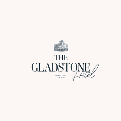 The Gladstone Hotel branding dailylogochallenge design logo