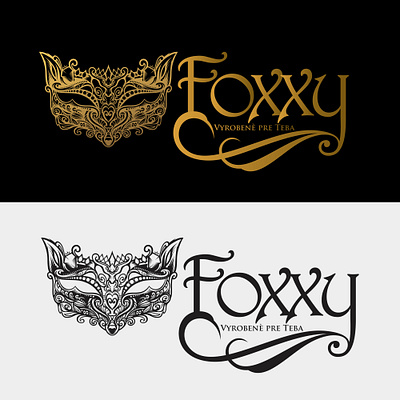 FOXXY branding design fashion fashion brand illustration logo logo design vector