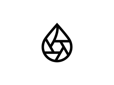 Diving Photography Icon camera design dive drop icon lens logo photo photography scuba water water drop