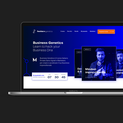 Business Gentecs branding digital landing page marketing ui ui design uiux ux ux design