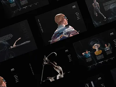 Landing design for Sport centre "ATLANTIS" design dribbble photoshop ui ux webdesign