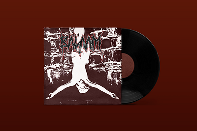 Balaam Vinyl Design + Logo black metal handlettering illustration metal design music design