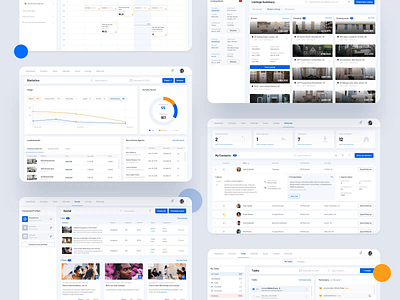 🏘️Real Estate - Dashboards animation broker buying clean ui concept dashboad house listing parallax principle properties real estate real estate agent renting ui ui design ux ux design web design