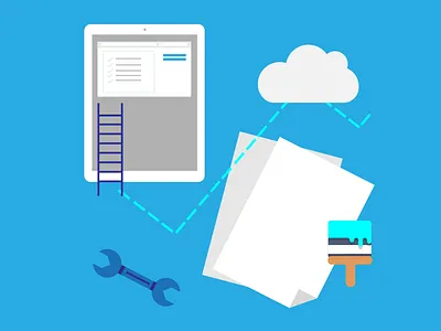 Website Design Illustration animation design flat graphicdesign illustration illustrator vector web website