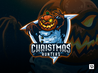 Christmas Hunters - Logo for Inspiration angry design e sport gaming logo illustration logo logodesign mascot design mascot logo vector