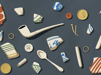 Mudlarking 2 illustration ipad pro ipadpro mudlarking procreate