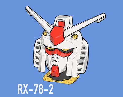 Robot man anime illustration