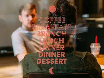 All Day - Window Signage branding design type