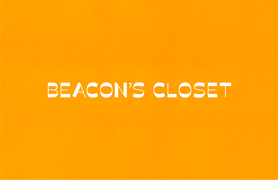 Beacon's Closet Logo branding design typography