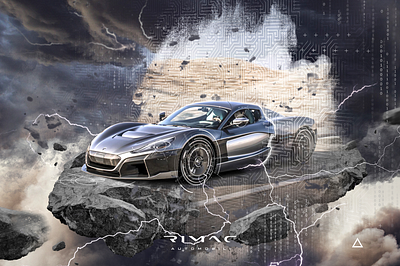 RIMAC • Time Travel / 02 2020 art car concept concept art design digital digital art dribbble graphic design illustraion landscape manipulaion photo photomanipulation photoshop sci fi shot tranding