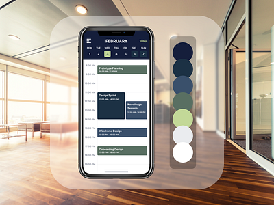 Mobile Calendar Application calendar app calendar ui schedule