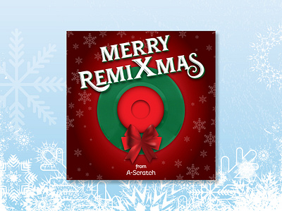 Merry RemiXmas CD design cd design christmas music