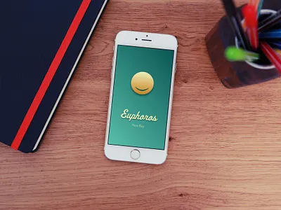 Euphoros Home Screen app design flat icon logo ui ux vector vector art web