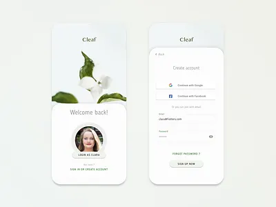 Daily UI :: 001 : Sign in/up Mobile App UI Design app design mobile mobile design mobile ui ui ui design ui design challenge