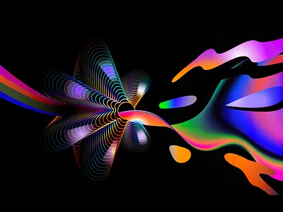 AI Poetry for New Yorker illustration mandelbulb psychedelic