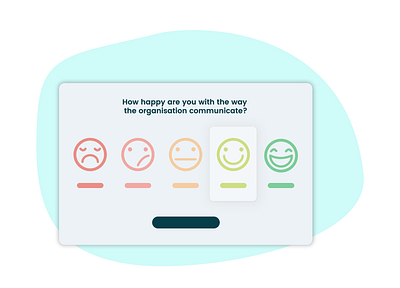 Survey question - Platypus desktop hrtool illustration question saas smiley survey ui uiux