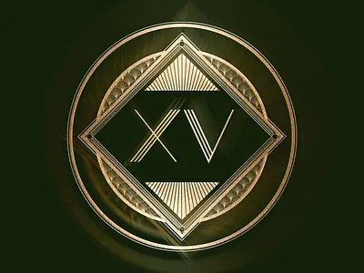 Art Deco XV (15) 1920s adobe illustrator anniversary anniversary party art deco art decor birthday brand gold gold foil graphic design icon illustration illustrator logo photoshop typography vector