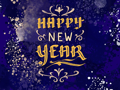 SOMETHING NEW 2020 adventure calligraphy digital art had lettering lettering new new year typography