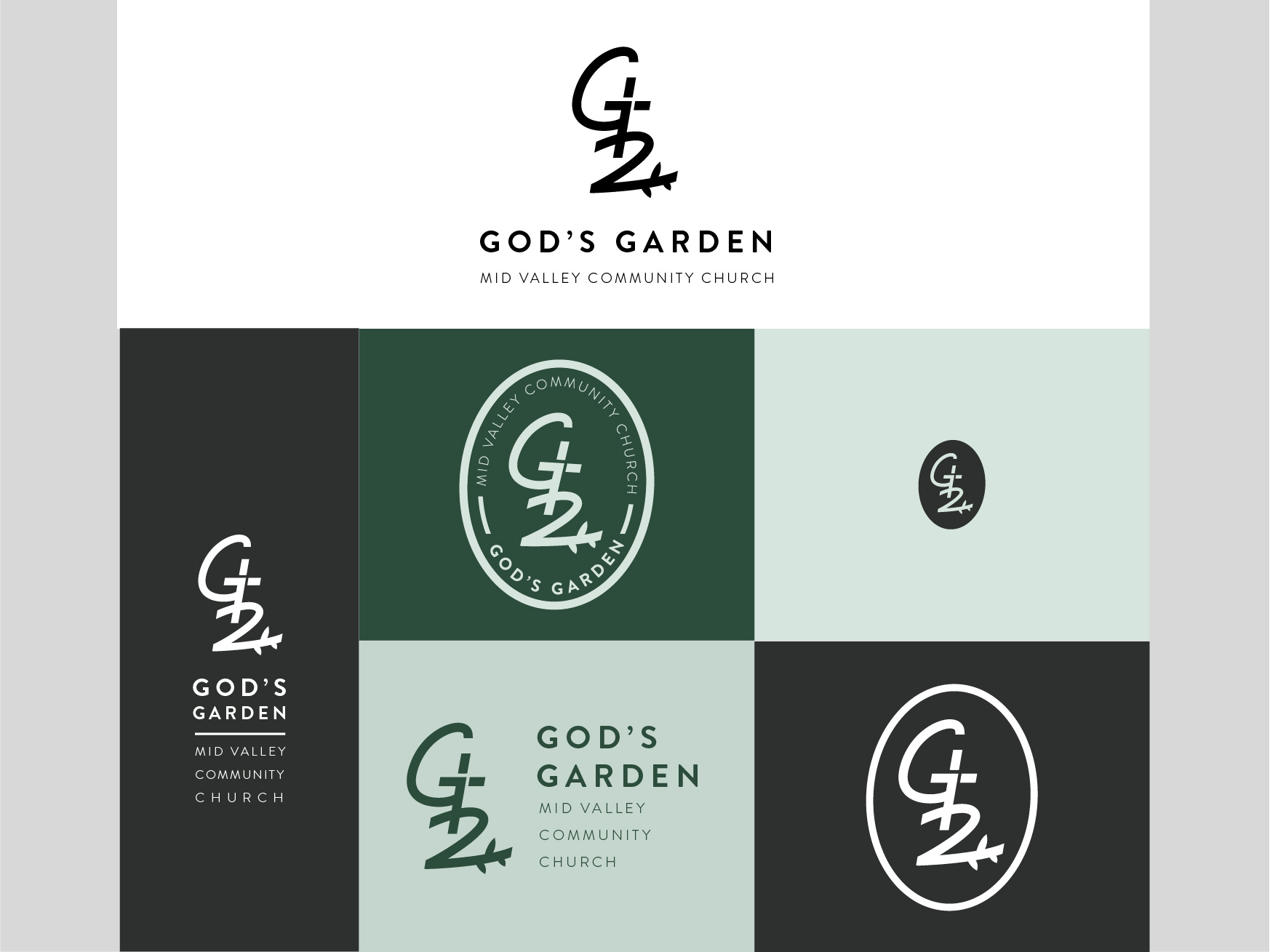 God's Garden Logo System by Hannah Swanson on Dribbble