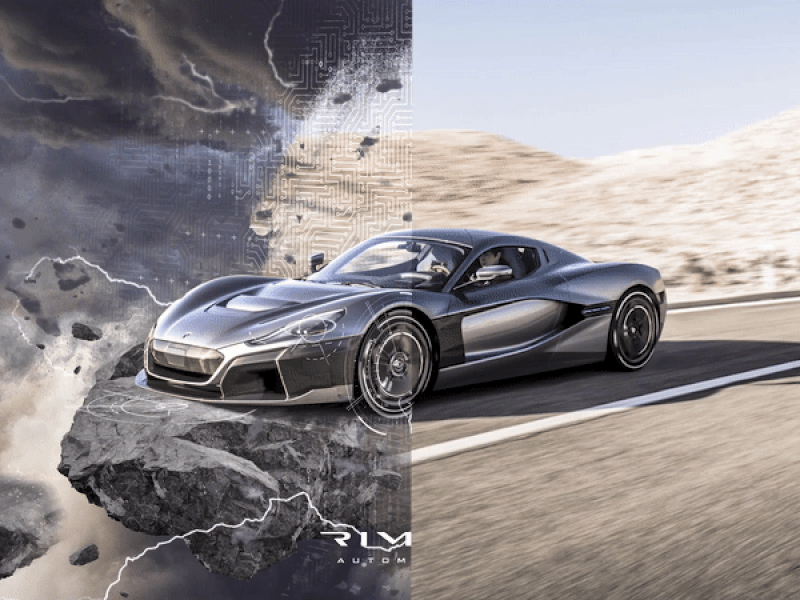 Before & After • Photo Manipulation • Rimac art car concept concept art design digital digital art dribbble graphic design illustraion landscape manipulaion photo photomanipulation photoshop sci fi shot tranding