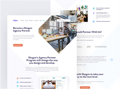 Agency Partner Landing Page agencies agency agency landing page agency website landing page partners page saas design saas website