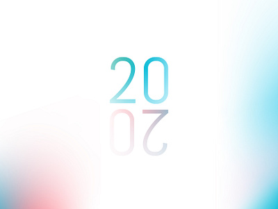 2020 abstract brand design bright campaign design colorful gradient typography