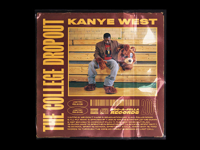 College Dropout Cover Concept album art album artwork album cover cover art design hip hop kanye kanye west music music art packaging typography