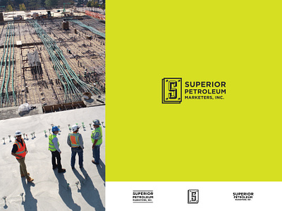 Superior Petroleum branding design logo petroleum