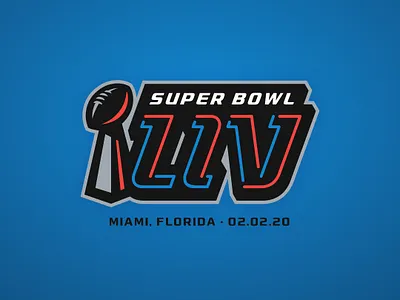 Super Bowl LIV part 2 branding design football illustration logo nfl sports sports branding super bowl
