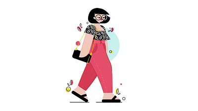 fashion girl people illustration vector illustration vectorart