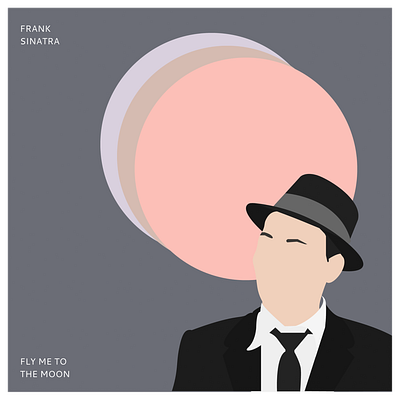 Frank Sinatra adobe blue eyes design frank illustration jazz minimalist musician simple sinatra