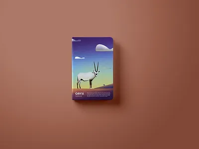 ORYX Notebook branding design illustration vector