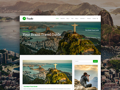 Traveler - Blog WordPress Theme and Templates blog blogger blogging page builder photography plugins responsive site builder slider template theme travel travel app travel blog traveling trip voyage web design web development wordpress