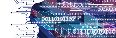 Code art binary binary code blue branding charactedesign code digital art digital illustration illustration logo matrix silhouette tech technology woman