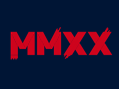 2020 2020 after effects animation blue mmxx new year red