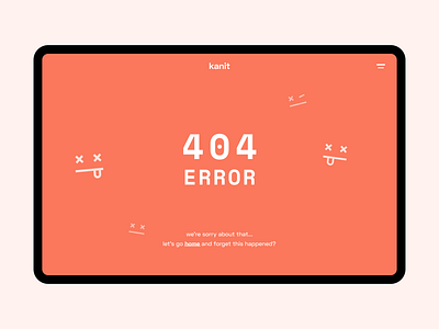 404 Error Page [Daily UI 008] 100daychallenge 404 404 error daily ui daily ui 008 dailyui design error mockup ui uidesign uiux ux