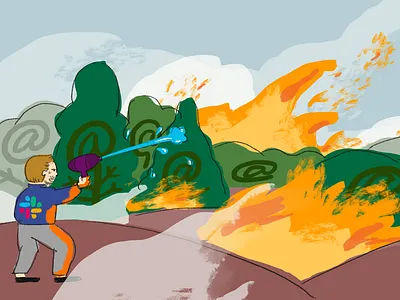 Slack Killed Email? email fire productivity slack slack app wildfire