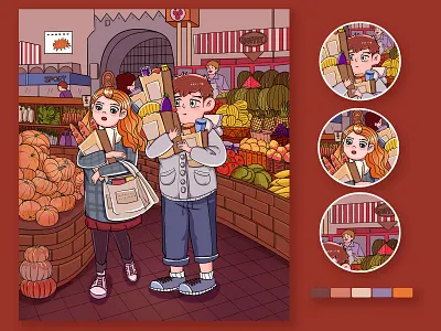 Food procurement illustration