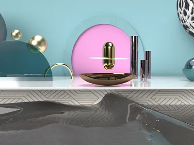 3D Abstraction series 3d adobe dimension artwork