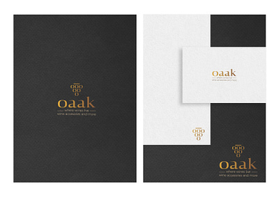 oaak Branding/ Wine Logo Design brand branding businesslogo graphic illustration logo mark type typography vunginsaigon wine