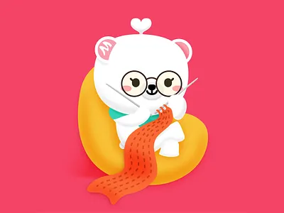 Bear mascot design bear branding cartoon design illustration