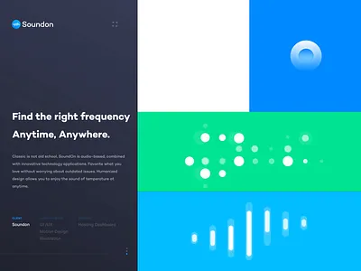 Soundon_Brand_pattern animation animation brand brand identity branding simple soundon symbol