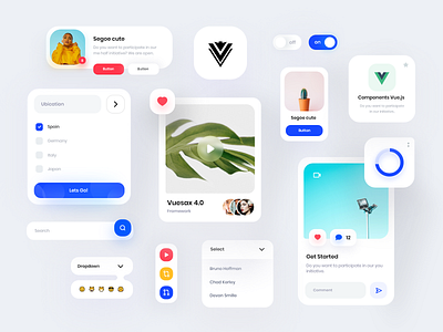 Vuesax 4.0 Framework Vue.js Components admin components design system github interface orizon ui ui ux uikit uiux uiux design vue vue.js vuejs vuesax web