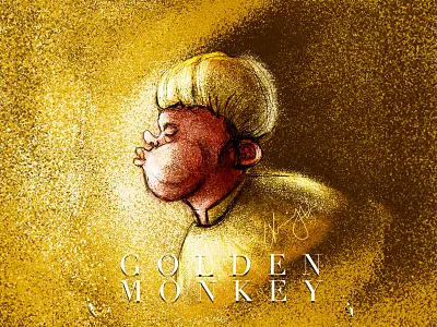 Golden Monkey concept Art art blackonewhitegk concept firebeez illustration photoshop
