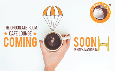 COMING SOON CREATIVE` chocolate room coming soon creative poster