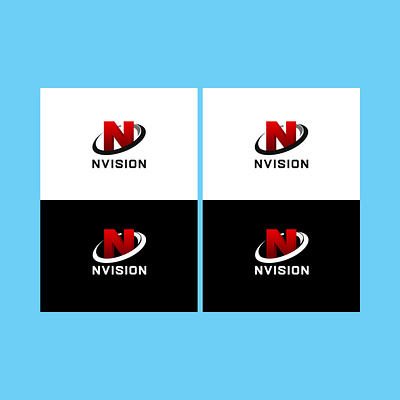 "N" NVISION Vvctor adobe photoshop branding clean design graphic design icon logo design typography vector