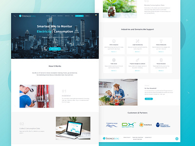 Website design for a monitoring company website website design wordpress